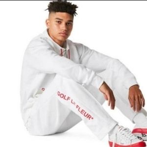 Converse Men's White Golf Le Fleur* Edition Terry Lounge Pants